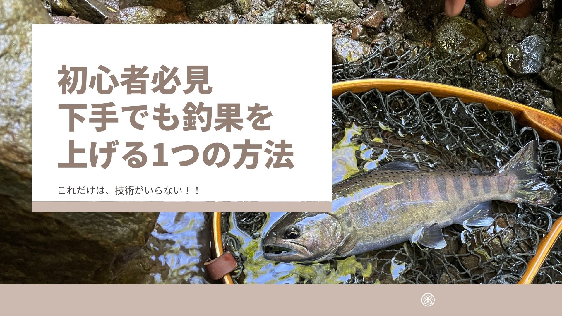 下手でも釣果を上げる方法